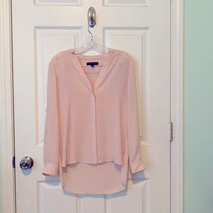 Banana Republic blush pink blouse